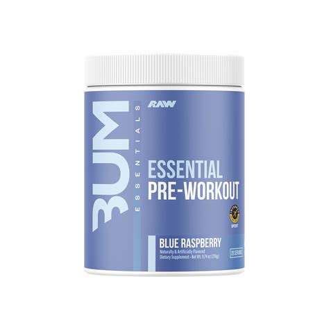 cbum essential 20 serv pre work · blue raspberry