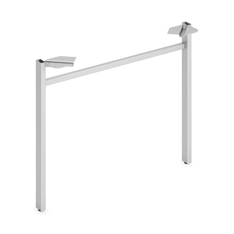 HON Mod 24W U-Leg, Silver (HLPLLEG24USLVR) | Quill.com