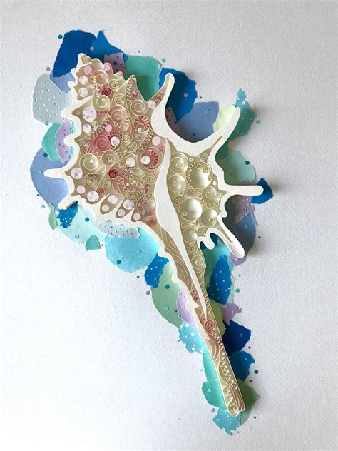 Quilling Sea Shell Tutorial 的图像结果