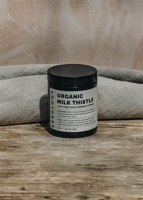 Erbology Organic Milk Thistle Powder | Burford Garden Co.