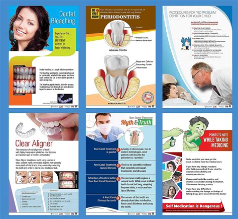 Dental Poster Bundle 6 (6 Posters) 13"x19"| Dental Bleaching ...