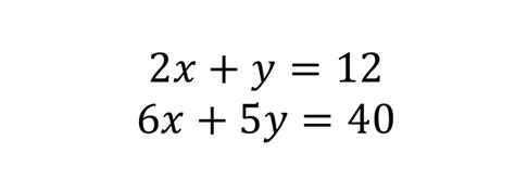 Simultaneous Equations a Level 的图像结果