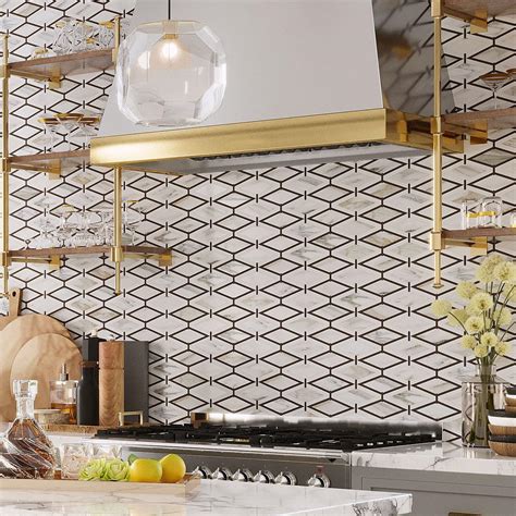 Diamond Tile Backsplash Ideas