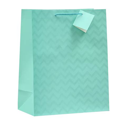 Card Factory Chic Pastel Mint Large Gift Bag