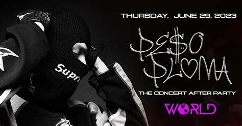 Peso Pluma After Party - World Nightclub, World, Charlotte, 29 June to ...