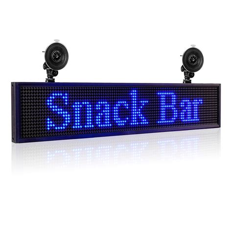 Leadleds Led Rear Window Car Sign Digital Signage Programmable Road ...