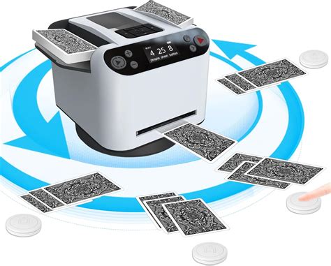 Amazon.com: Chudeilo Versatile 2-in-1 Automatic Card Shuffler and ...