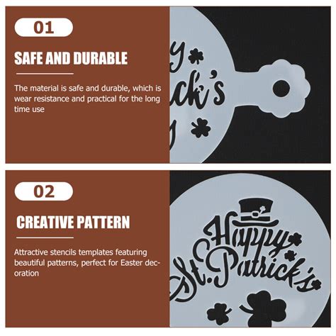 30Pcs Coffee Duster Stencil Coffee Design Stencils | Ubuy India