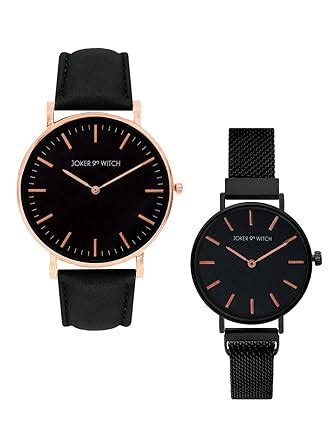 Joker & Witch Jack & Ennis Couple Watch Gift Set for Men and Women ...