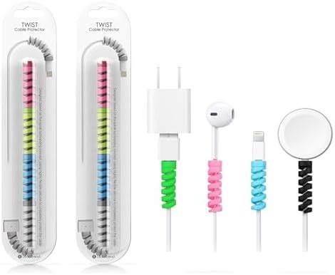 LAPSTER Spiral Charger Spiral Charger Cable Protectors for Wires Data ...