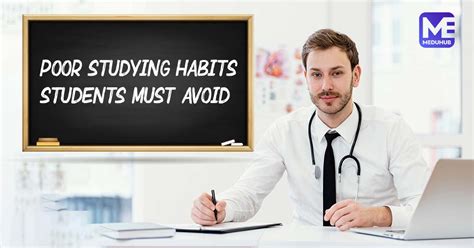 Bad habits that students should avoid to improve their exam preparation.