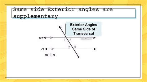 Parallel lines cut by a transversal | PPTX