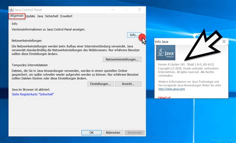 Java Control Panel in Windows 10 的图像结果