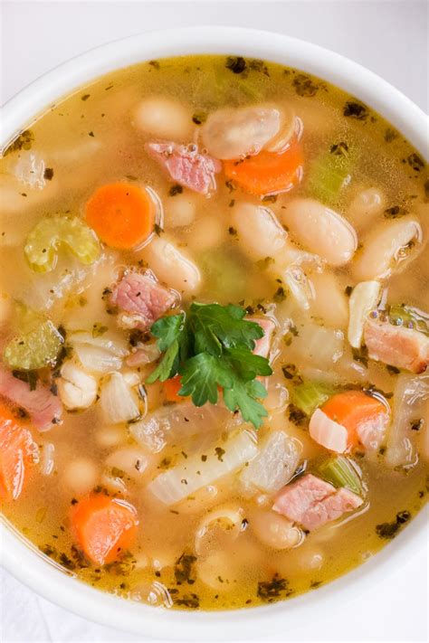Leftover Ham and Cannellini Bean Soup - xoxoBella