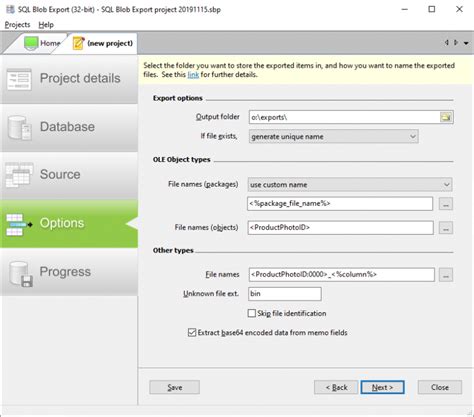 Image result for How to Extract Blob Data.sql