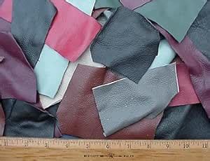 Scrap Upholstery Leather Craft Mixed Colors 4 Lbs 20 Sf : Amazon.in ...