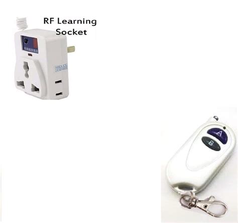 1 Ch. Remote Switch - 1 Pc. Of AC Plug & Play Socket With 1/2 Pearl ...