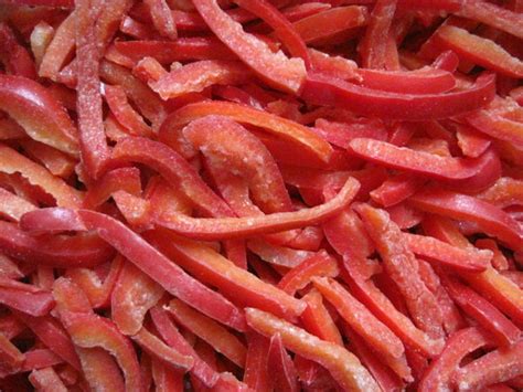 Organic Red Bell Pepper Chopped Frozen – GreenDNA® India