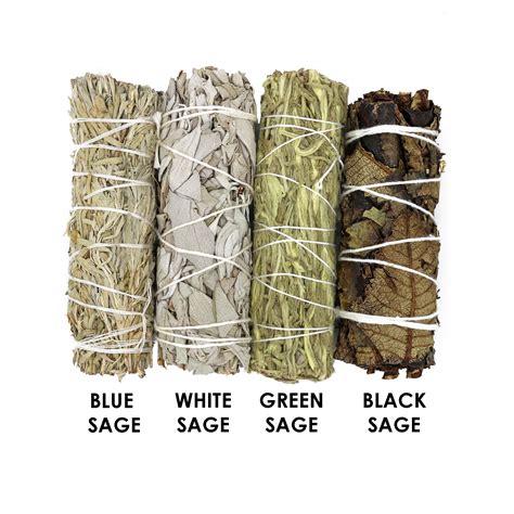 Buy Soul Sticks 4 Pack Variety Sage Bundle Set with Blue Sage, White ...