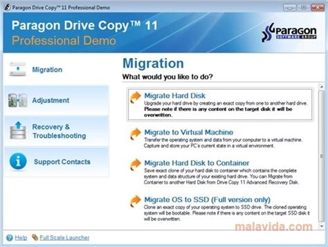 Paragon Drive Copy 16.23.0 - Скачать на ПК бесплатно