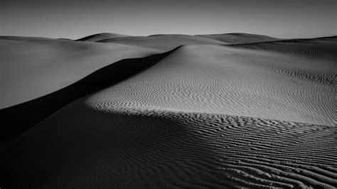 Download wallpaper 3840x2160 dunes, desert, sands, relief, bw 4k uhd 16 ...