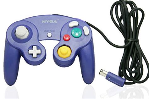 Purple Wired Dual-shock Analog Controller Joypad Joysticks with Turbo ...