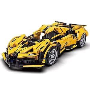 1:18 Scale Pull-Back Racing Car Building Block Set (422-520 PCS ...