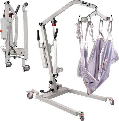 Amazon.com: PPOLB Electric Foldable Patient Lift, Full Body Foldable ...