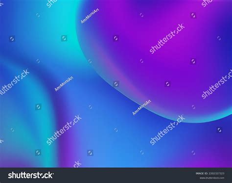 Trendy Neon Ultra Violet Blue Abstract Stock Illustration 2202327323 ...