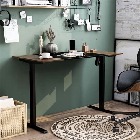 Furniture of America Limden 2-Piece Black, White, Walnut Contemporary ...