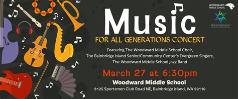 Music For All Generations, Woodward Middle School, Bainbridge Island ...