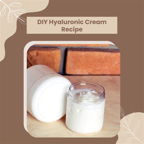 DIY Hyaluronic Cream Recipe | Handmade | Anti Aging | Vegan Skin Care