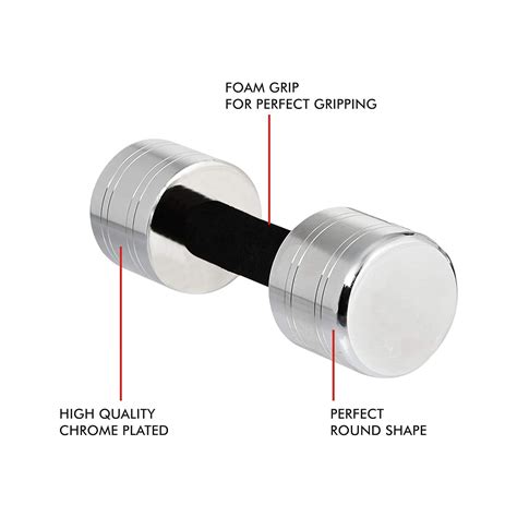 Steel Dumbbells (2 Kg - 70 Kg) – Gamma Fitness