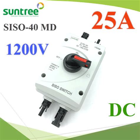 เบรกเกอร์ DC Solar DC-SISO-1200V-25A Breaker Solar DC | LINE SHOPPING