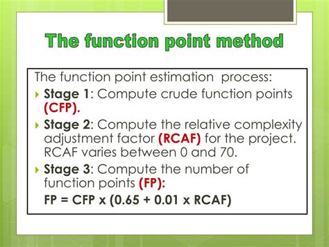 Image result for +Function Point Methode Example