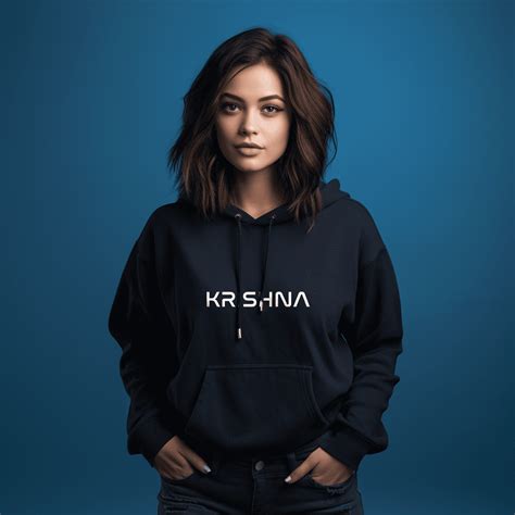 Lord Krishna Printed Hoodie for Women | Comfortable Cotton Spiritual W ...