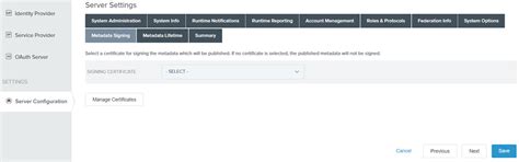 SSO Configuration: OAuth