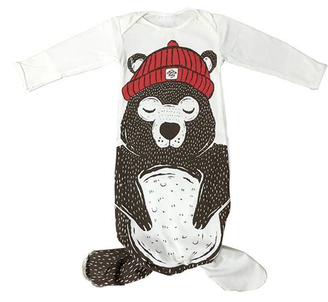 NinkyNonk Newborn Cotton Gowns Long Sleeves Baby Sleep Bag Mermaid ...