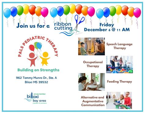 Ribbon Cutting for Pals Pediatric Therapy!, 962 Tommy Munro Dr, Biloxi ...
