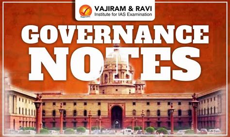 UPSC Governance Notes 2026, Topic wise, Download PDF