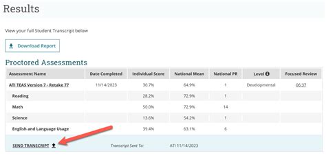 Image result for ATI Transcript Request