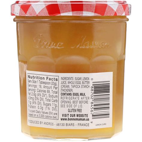 Bonne Maman, Lemon Curd, 12.7 oz (360 g) - iHerb