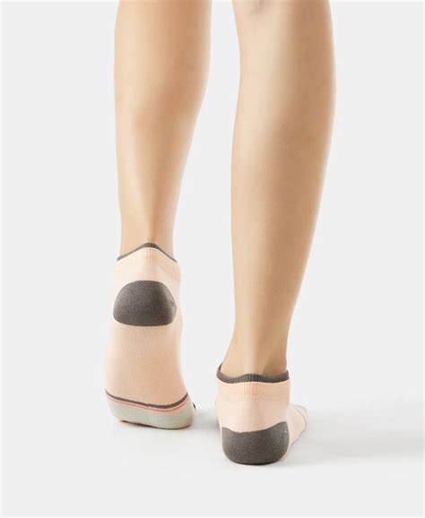 Buy Compact Cotton Stretch Low Show Socks with StayFresh Treatment ...