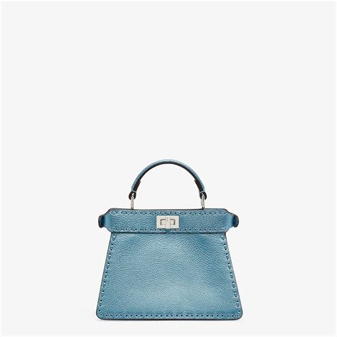特小號Peekaboo ISeeU Selleria 藍色 | Fendi