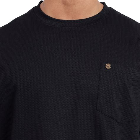 Classic Oversized Black Cotton T-Shirts For Men - Mentoos