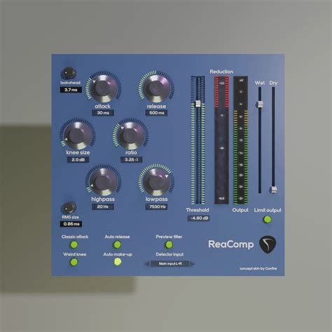 ReaComp VST 的图像结果
