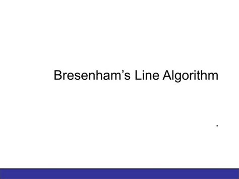 Image result for Bresenham Line Algorithm