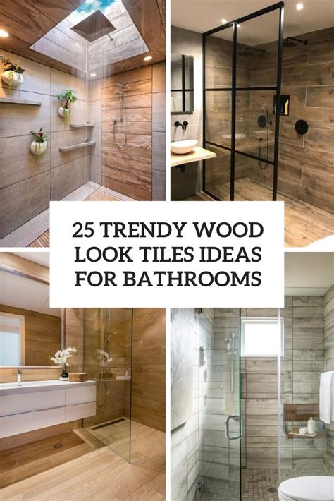 Wood look tile bathroom – Artofit