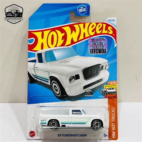 Hot Wheels '63 Studebaker Champ 2024 Factory Sealed – Indian Diecast Hub