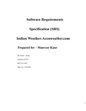 software requirements specification of ATM - Software Requirements ...